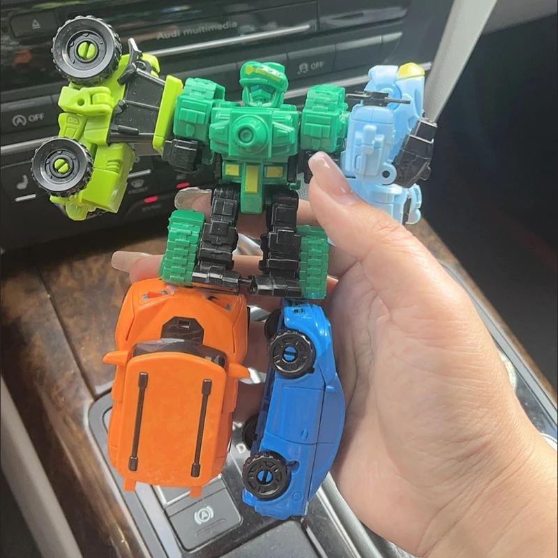 Figurine d'action à déformation 5 en 1, Robot transformateur, jouets et loisirs pour garçons et enfants, jeu interactif, modèle de collection, cadeau 6-12 +