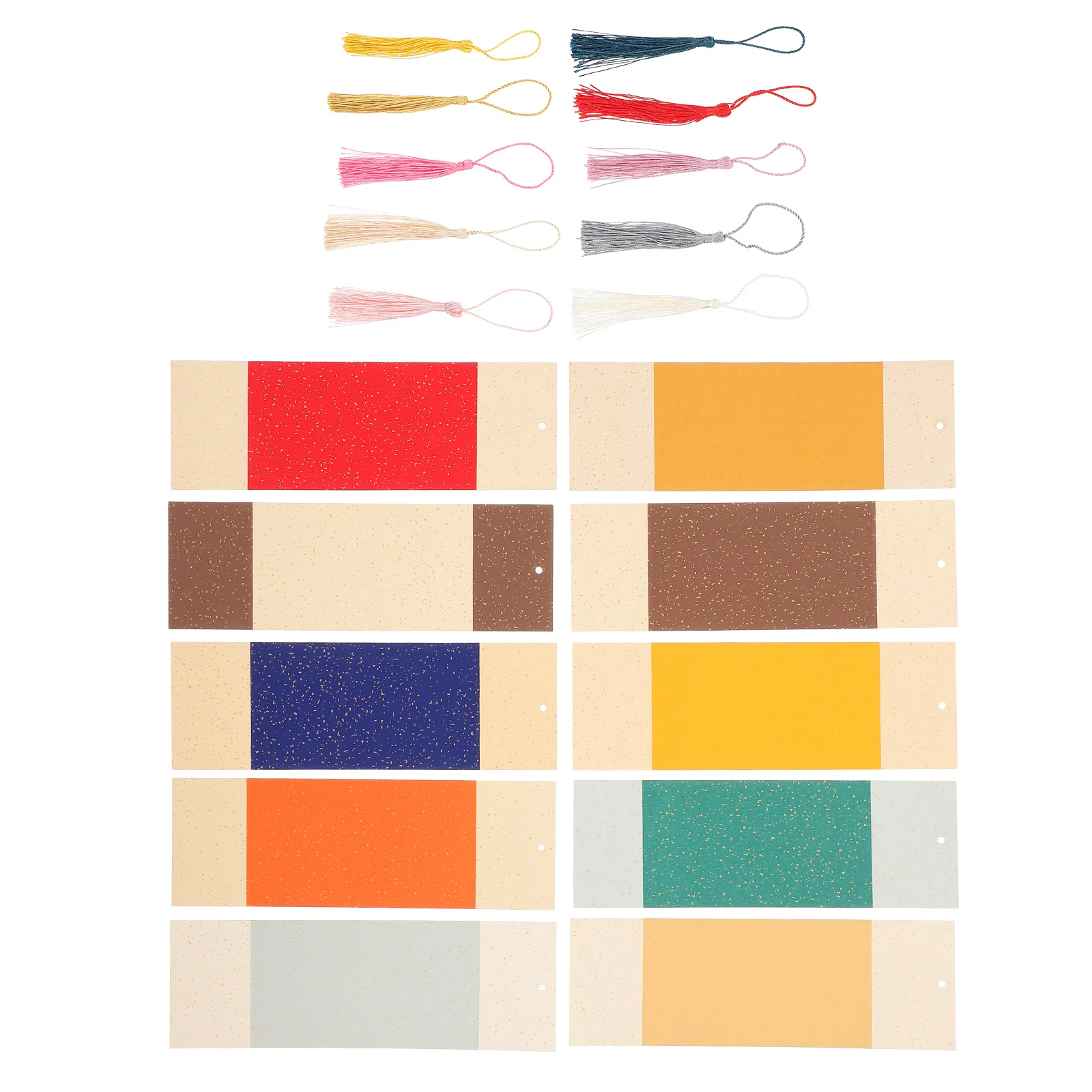 

2 Packs Creative Wax Resist Bookmarks Paper Diy Bookmarks With Tassels Blank Page Markers For Students Craft Supplies