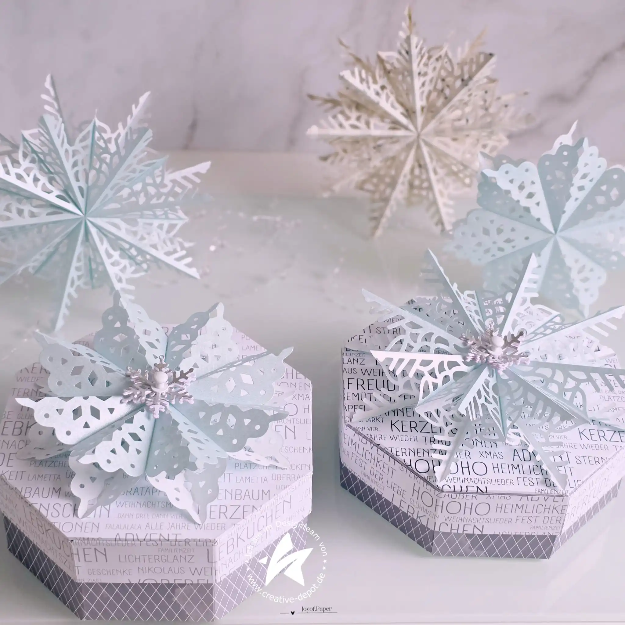New 2025 Folded Snowflake Plissee Diamant Christmas Tree Layer Houses Star Circle Cutting Dies for Scrapbooking Card Craft