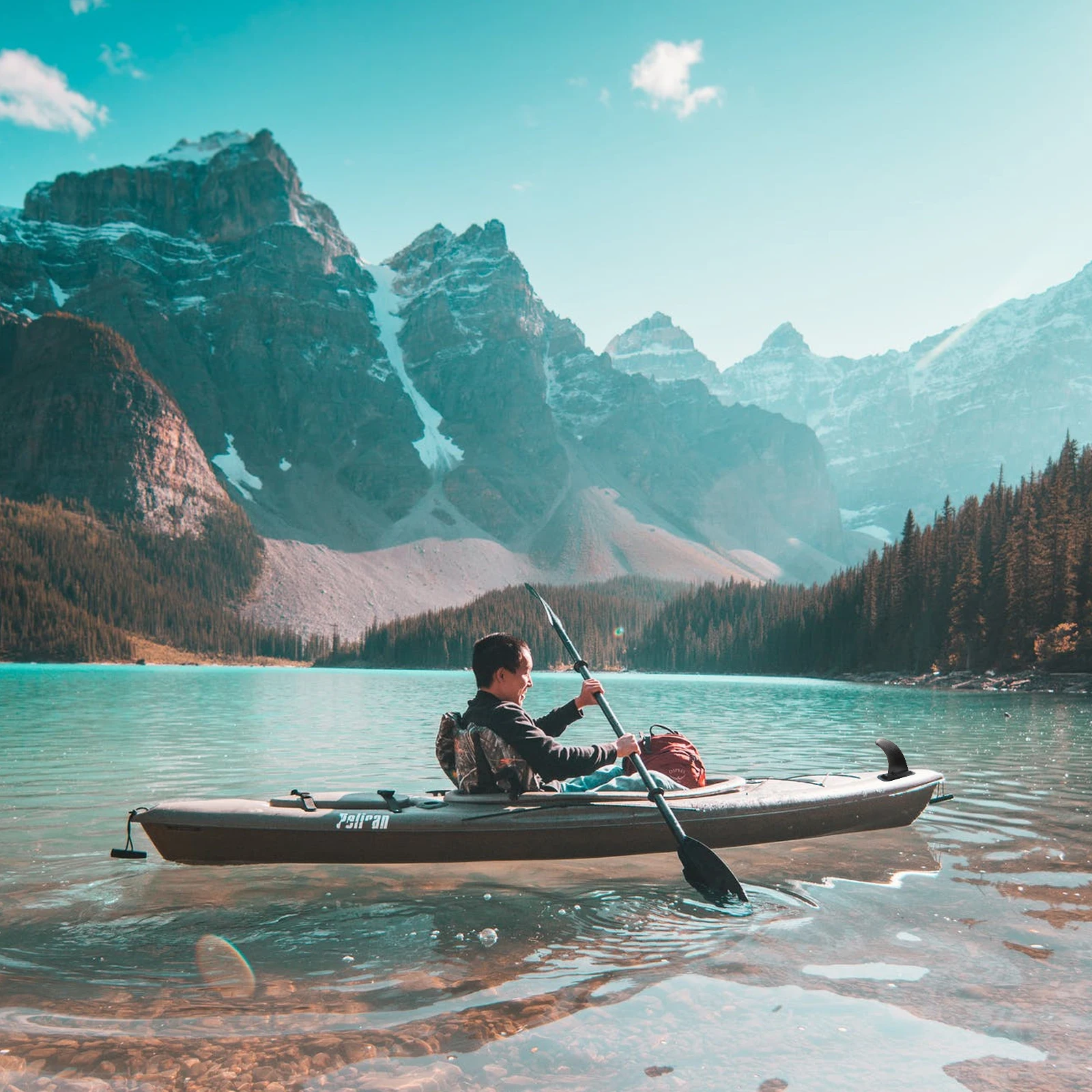 

Surfboard Base Mount For Inflatable Surfboards Durable Pvc Fin Splitter Strong Adhesive Enhanced Stability Direction