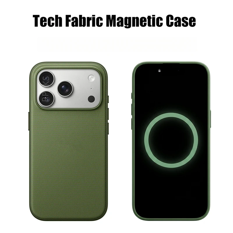 Original Technology Woven For Magsafe Magnetic Phone Case For IPhone 18 Promax 17 16 15 14 13 Pro Max Animation Shockproof Cover view 2