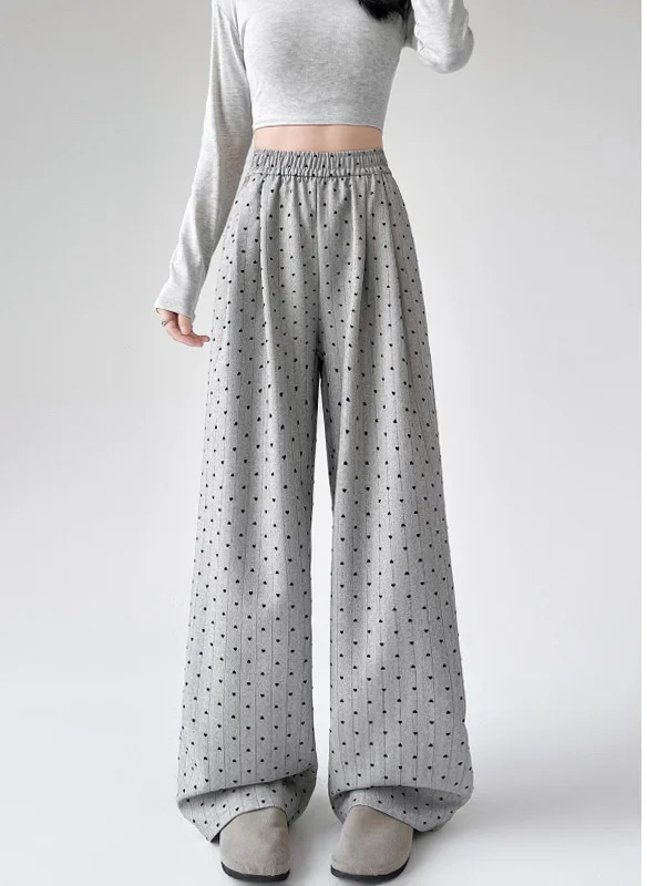 Szerokie spodnie z frędzlami, elastyczna talia, proste nogawki, damskie, jesienne, ocieplane, o prostym kroju, retro, młodzieżowe, do szkoły, do pracy, flanelowe spodnie.