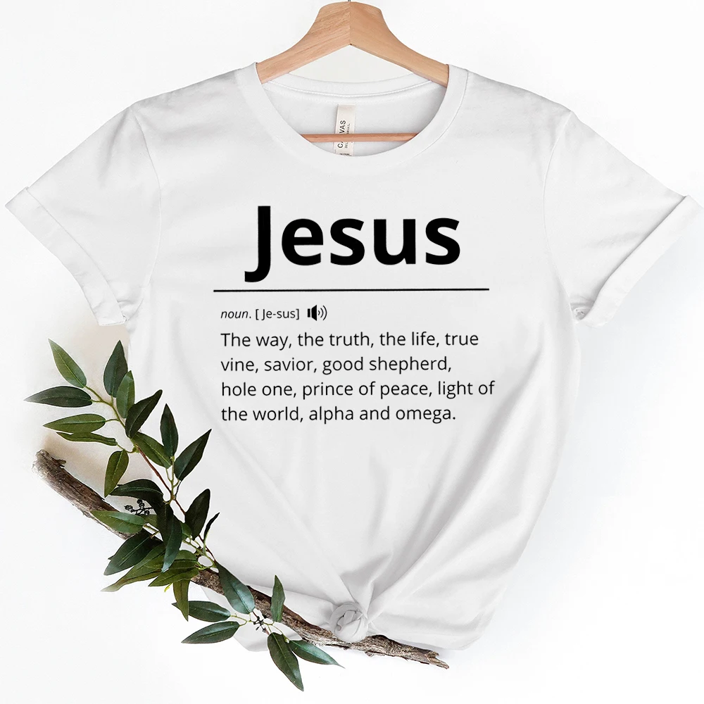 Love Like Jesus Graphic Print T-Shirts Christian Bible Verse Tees Jesus Is King  Aesthetic Religion Faith Tops Christian Merchs