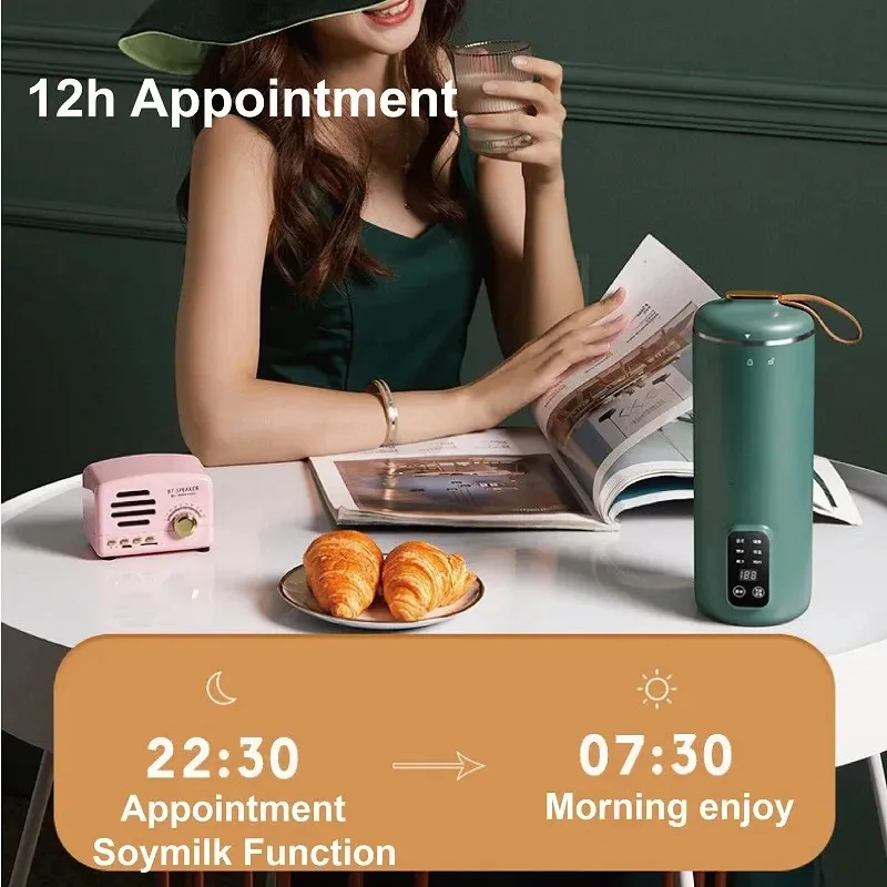 250ml Sojamilch maschine Mini tragbare elektrische Entsafter Mixer multifunktion ale Wand brecher Heizung Reis paste Maschine filter frei