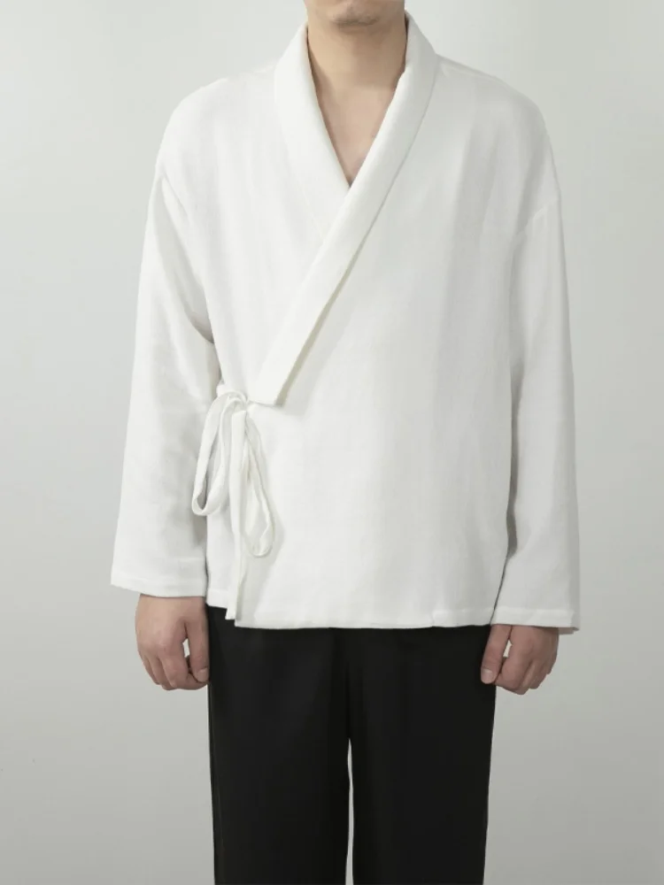

Men's Cotton Linen Jaet Tang Sle Reformed Hanfu Spring New Chinese Sle Middle-aged And ly Men's Outerwear