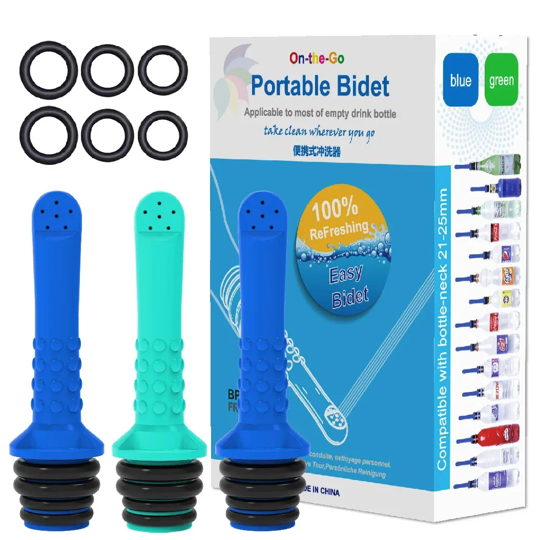 

Portable Bidet for Travel, Toilet, or Camping Compatible with Every Bottle Bidet for Perineal Recovery and Cleansing After Birth