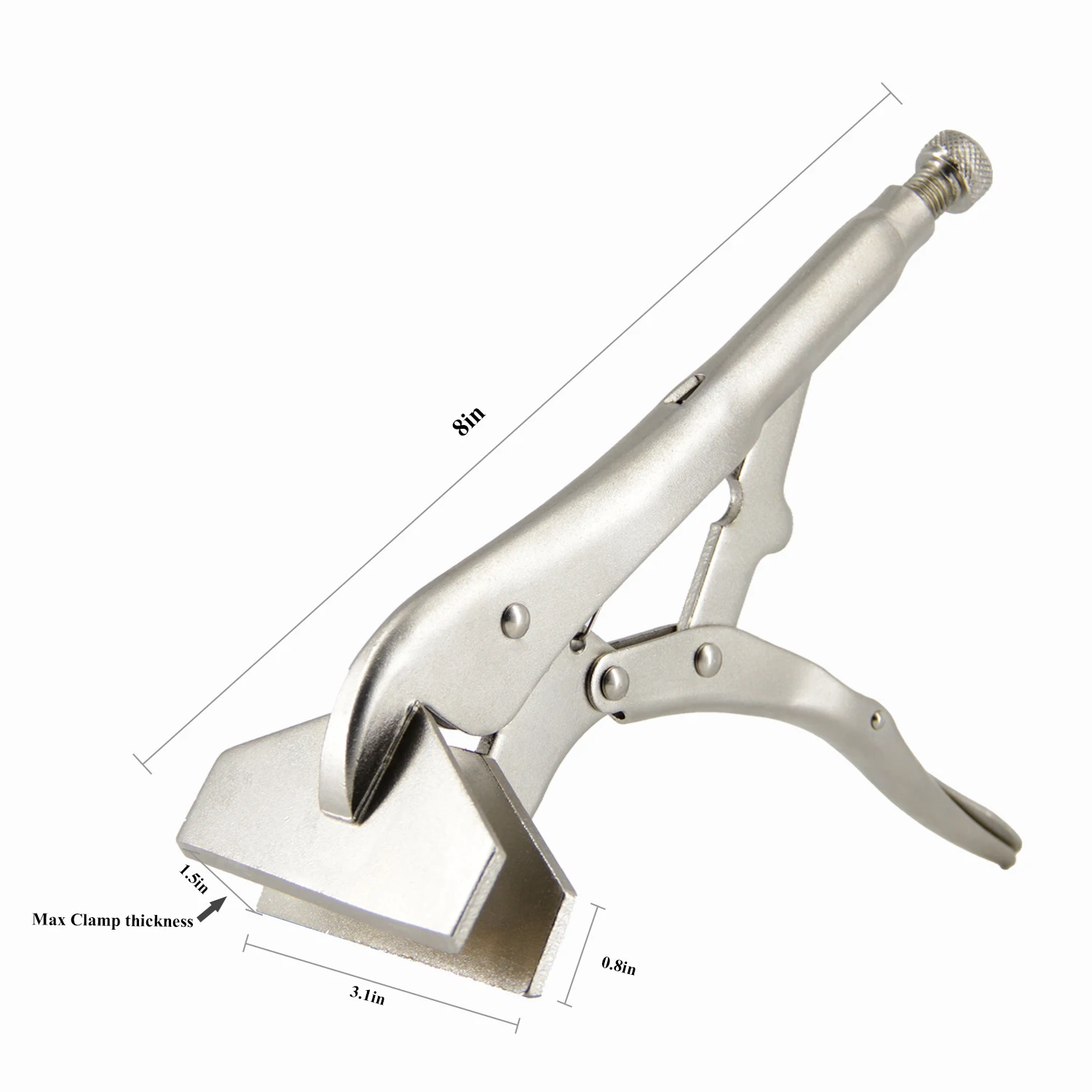 8 inch Locking Sheet Metal Clamps Welding Locking Pliers Adjustable Opening