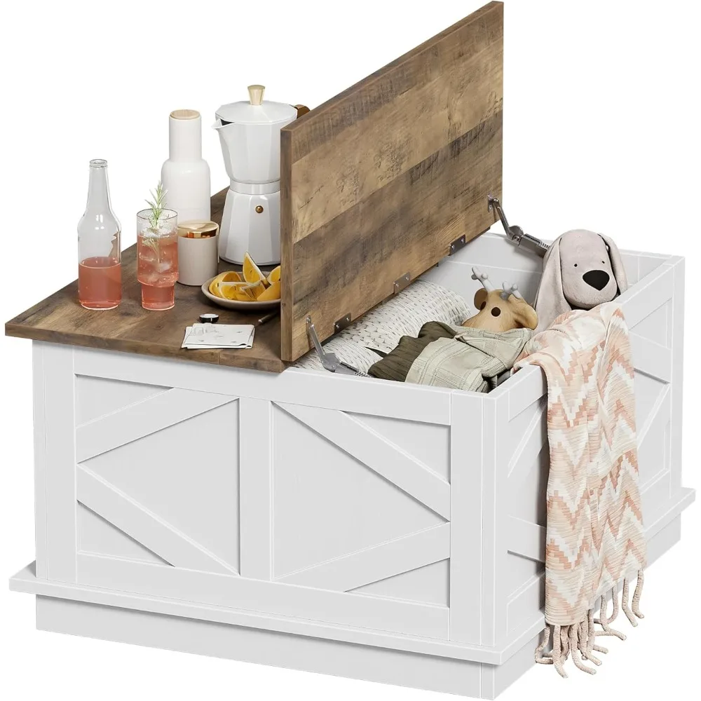 

31.5 Lift Top Coffee Table with Storage, Square Coffee Tables for Living Room, Center Table with Hidden Storage Compartm