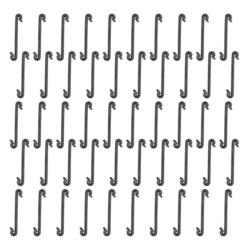 50Pcs J Type Fruit Cherry Tomato Clip Trellis Garden Vegetable Binder Twine Plant Grape Support Fastener Clips Fixed Buckle Hook