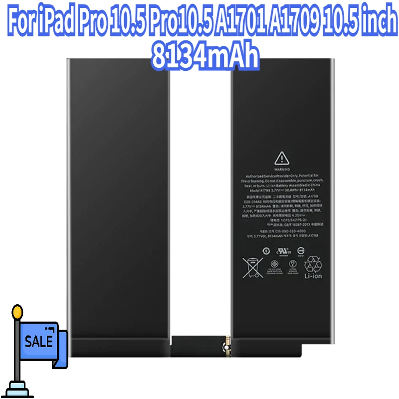 

Battery Pro10.5 8134mAh for IPad Pro 10.5 Pro10.5 A1701 A1709 10.5 Inch