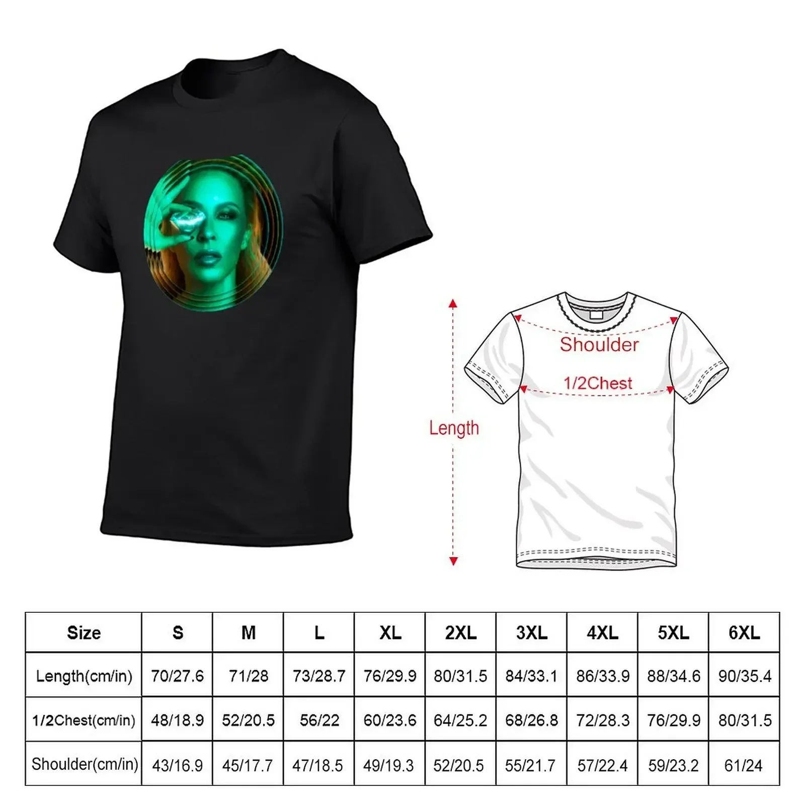 KYLIE MINGOUE - TENSION T-Shirt Short sleeve tee man clothes heavyweight t shirts for men