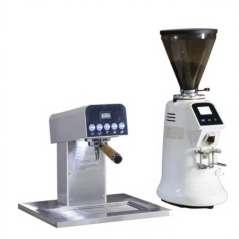 Commercial Desktop Espresso Machine Stainless Steel Semi-Automatic for Cafe
