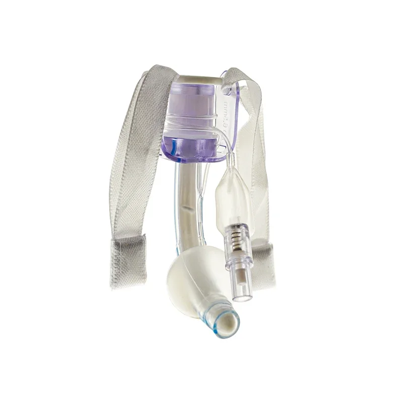 Medical Grade PVC Disposable Tracheostomy Tube With Pilot Balloon With Cuff  For Veterinary Animal Hospital 1Piece fast