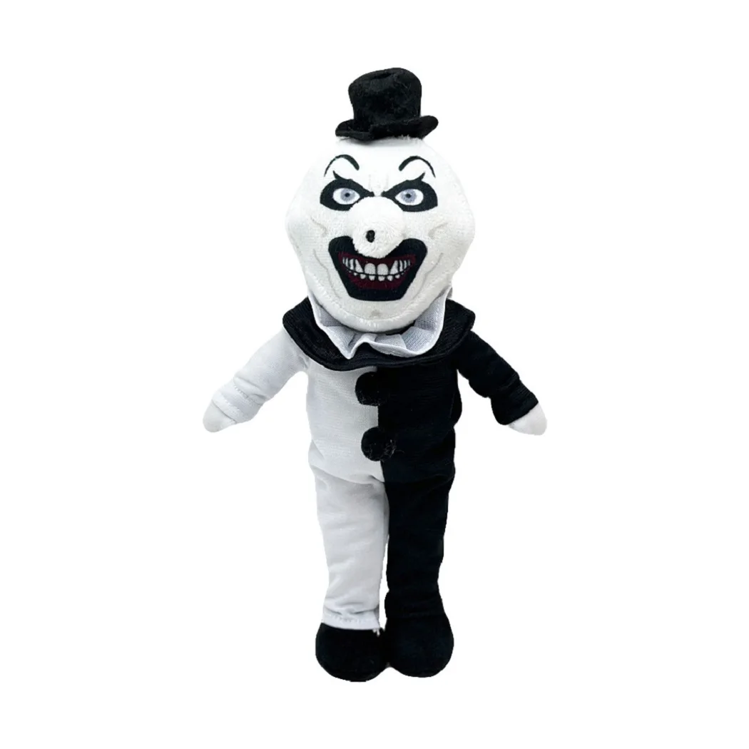 

25cm TERRIFIER 3 Plush Clown Plush Toy Scary Stuffed Animal Plush Children Halloween Gifts Fans Collection or Decorate the Room