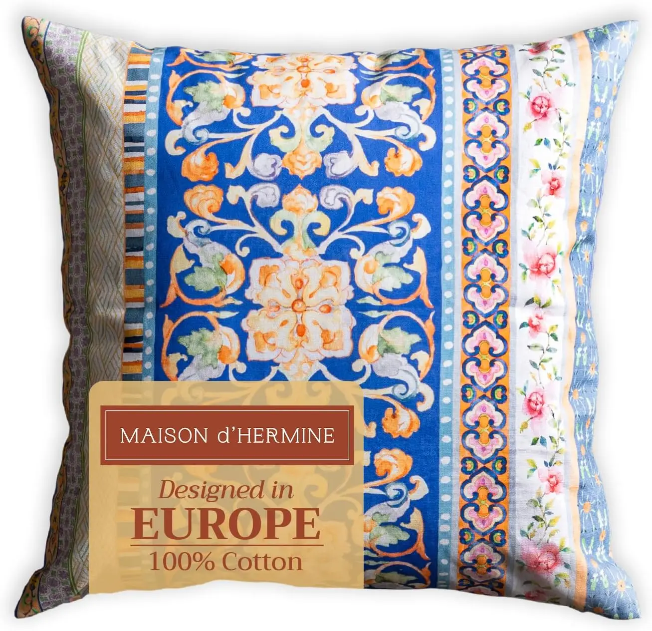 

Decorative Pillow Covers 20X20 H Square 100% Cotton Throw Pillow Covers With Zipper - Chair, Sofas, Bedroom, Home For Easter