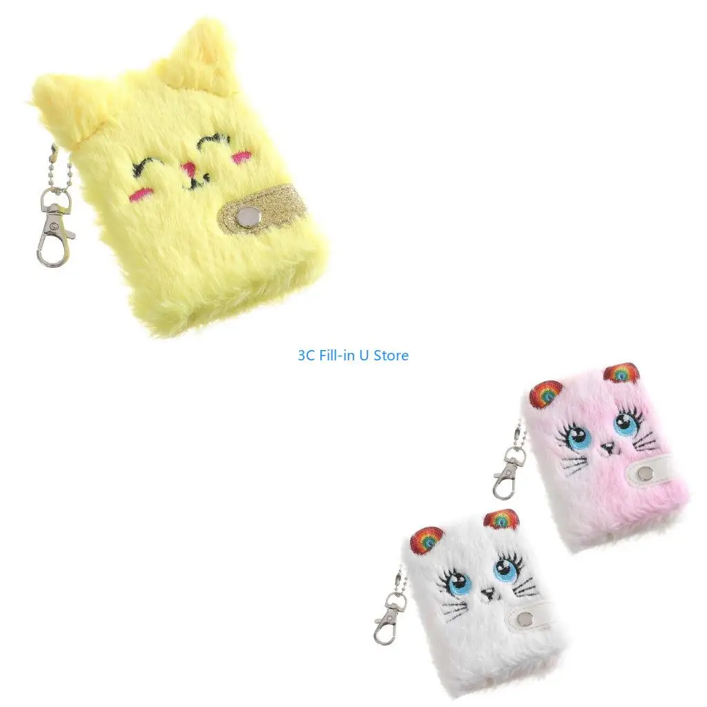 LLavero felpa G8TA, Bloc notas, cuaderno, páginas en blanco, bolso escolar para estudiantes, colgante, suministros y