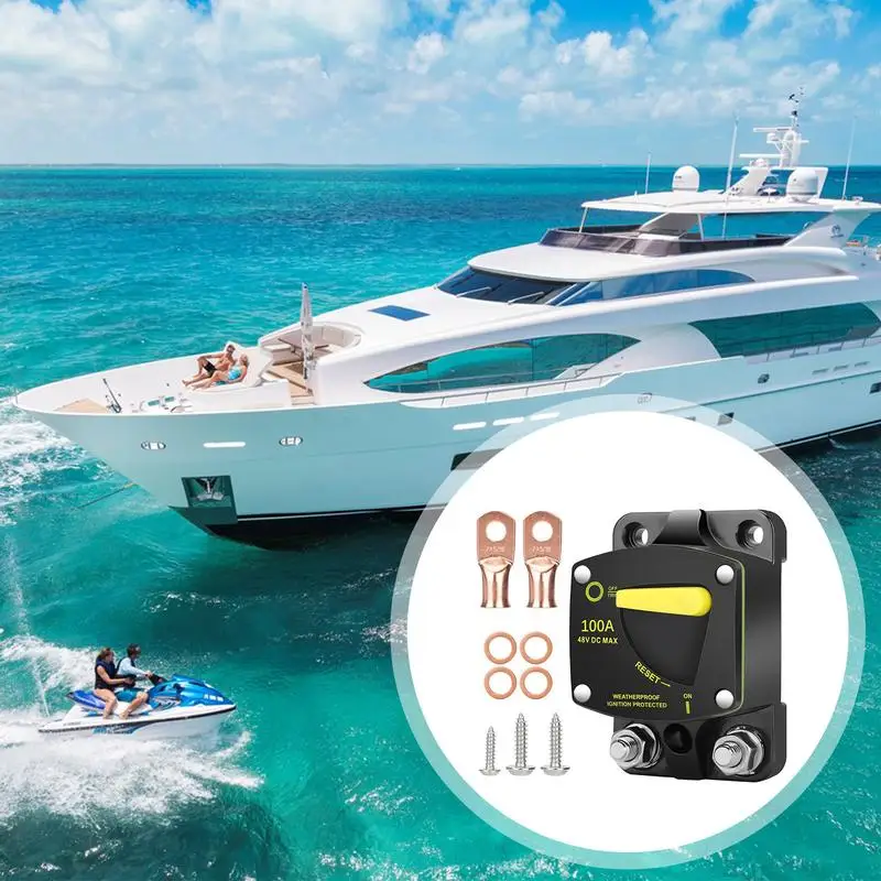 Inverter Fuse Holder Boat Electronics Trolling Motor Connector Trolling Motor Quick Connect For Marine