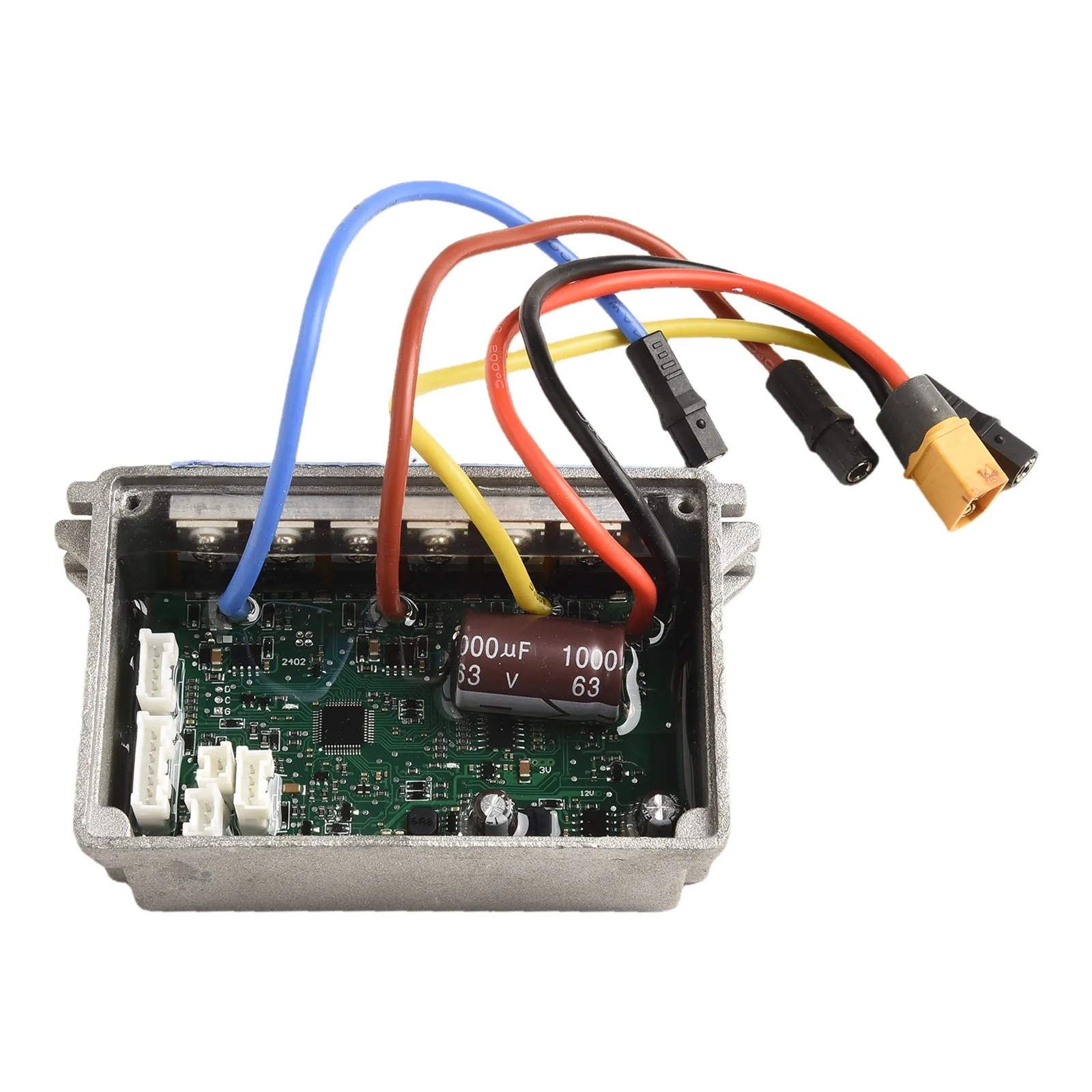 

Контроллер платы электрического скутера, металлическая материнская плата, около 10*7*3 см, около 290 г, как показано на рисунке, металлический электрический скутер