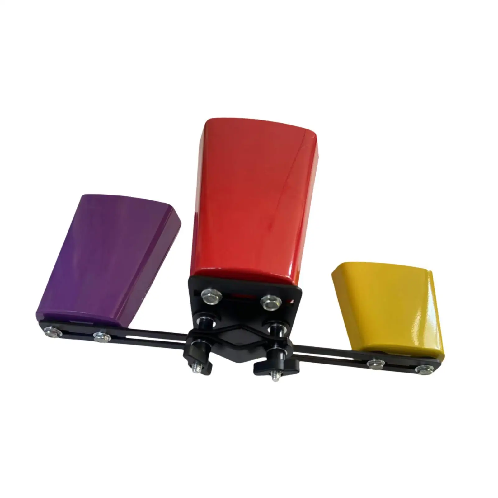 High and Low Tones 3 Colors Cowbell Drum Accessories Practical Pitched Noise