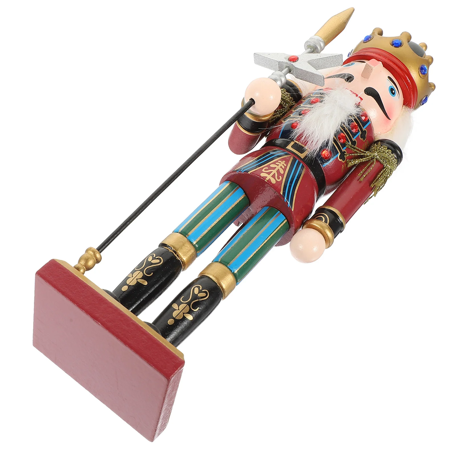 Candy Nutcracker Statue Soldier Large Christmas Ornaments Nutcrackers Decor Wood Work Gifts