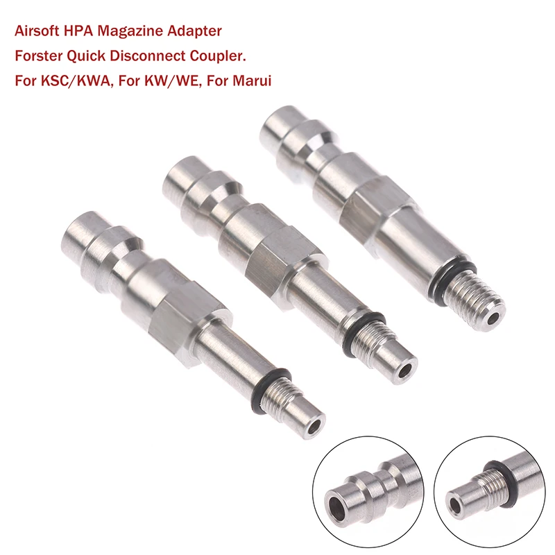 Hot Sale Magazine Taps Valve Adapter Male Foster Probe Quick Disconnect Coupler (US-version) For KSC/KWA,KJW/WE,Marui