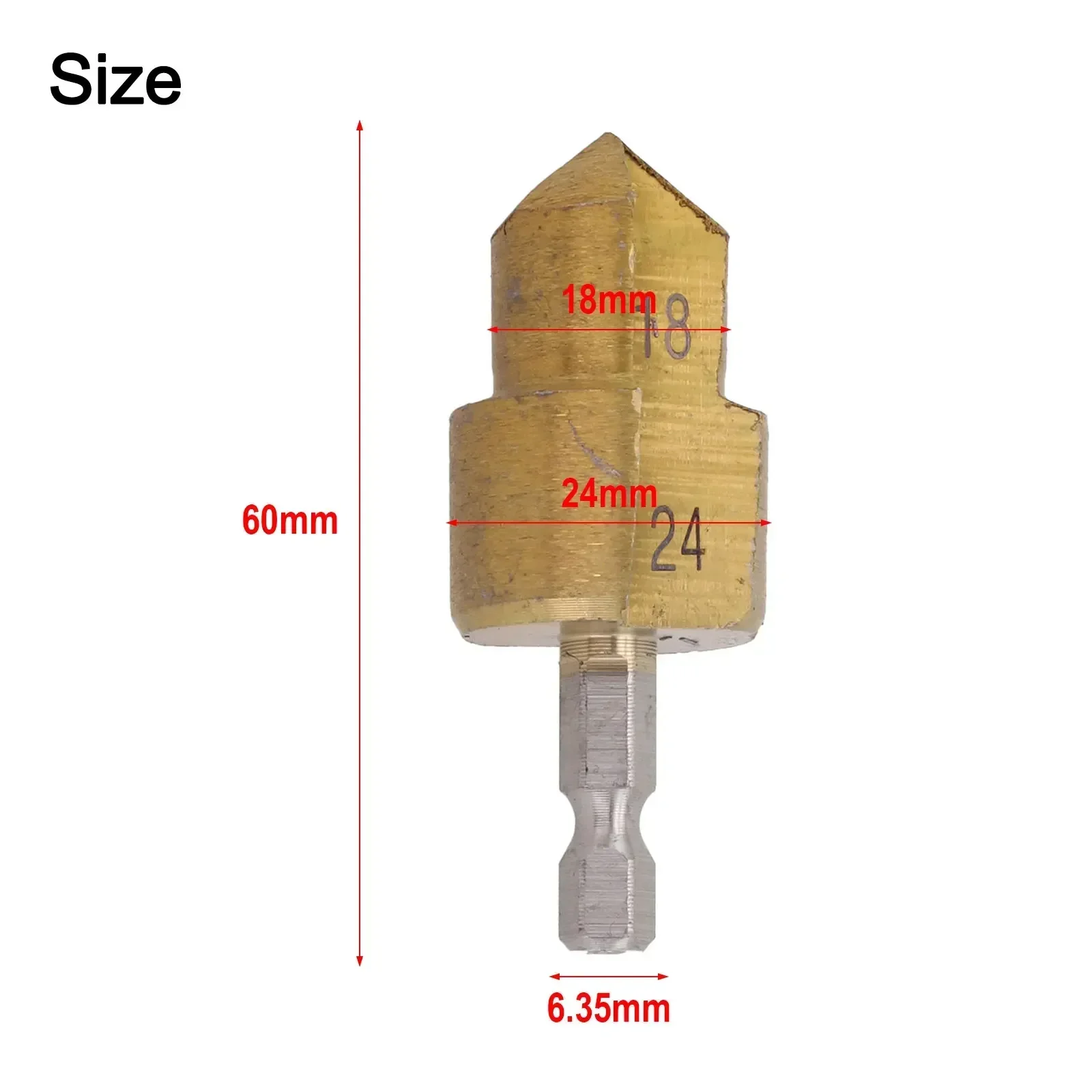 Imagem -03 - Tubo de Plástico Broca Ferramenta de Perfuração Tubo de Água Expansão Broca Ppr Levantamento Passo Broca Hex Haste para Encanador Reparação 1pc