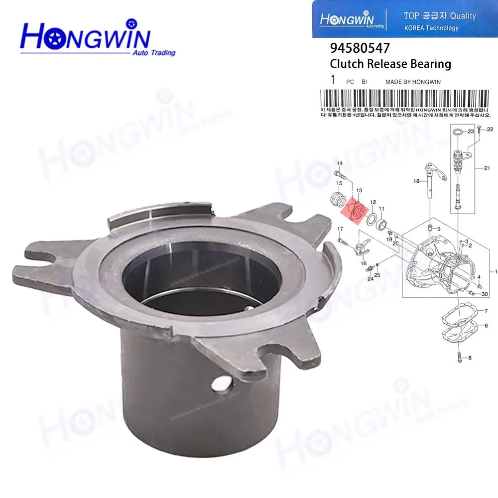 2PCS Steel Clutch Release Bearing Collar 94580547 90112325 For Chevy Aveo 2005-2011