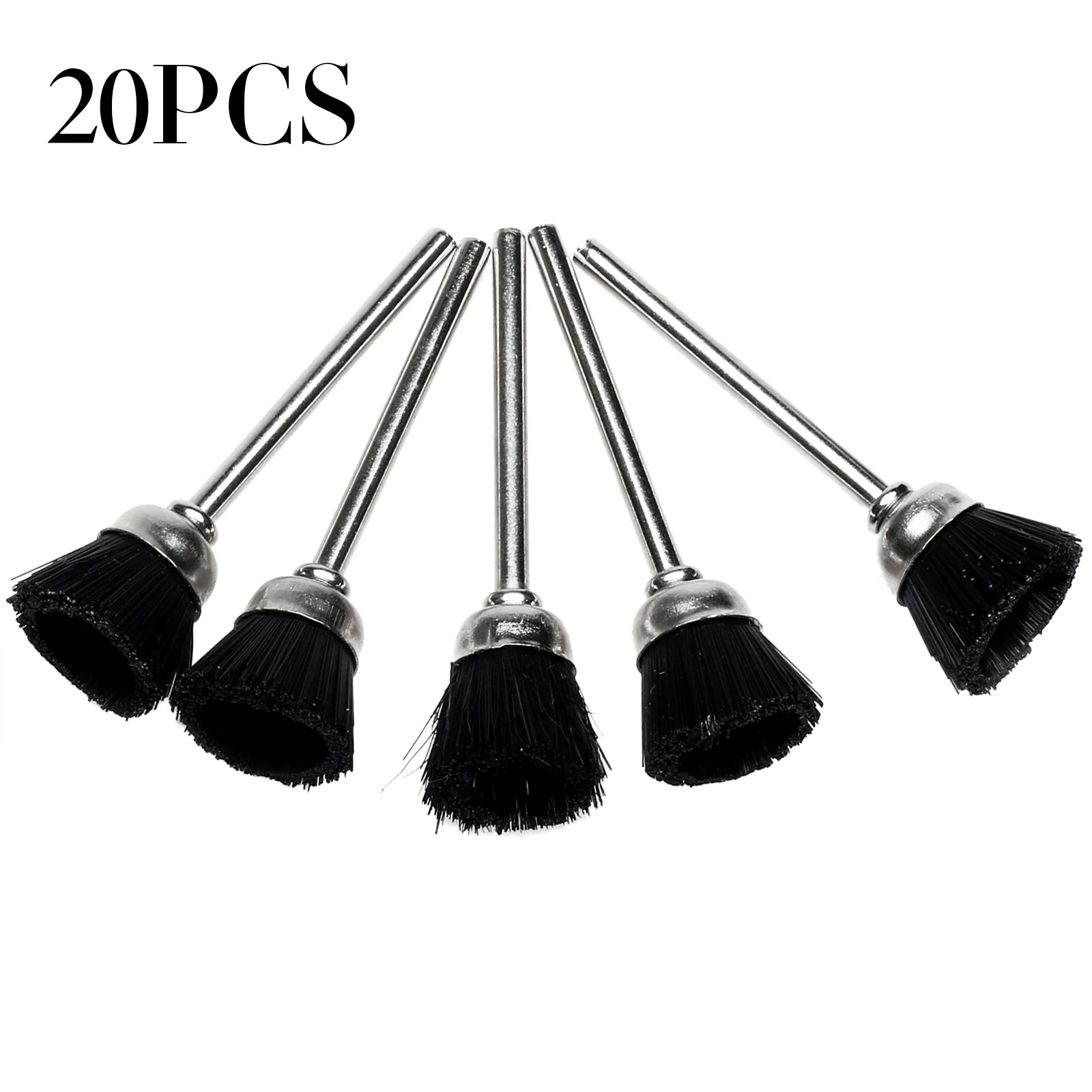 20 قطعة 15 مللي متر كأس جلخ تلميع فرشاة أداة جلخ طحن عجلات ل أدوات الحفر الخشن فرشاة دريمل اكسسوارات 3 مللي متر عرقوب