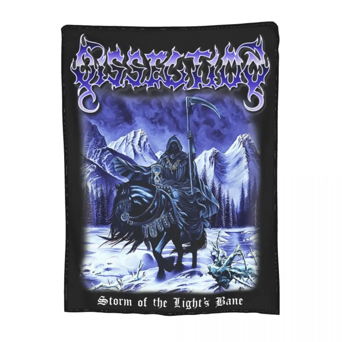 

Dissection Band Old School Black Metal Blankets Fleece Winter Storm of the Lights Bane Throw Blanket for Bedding Office Quilt