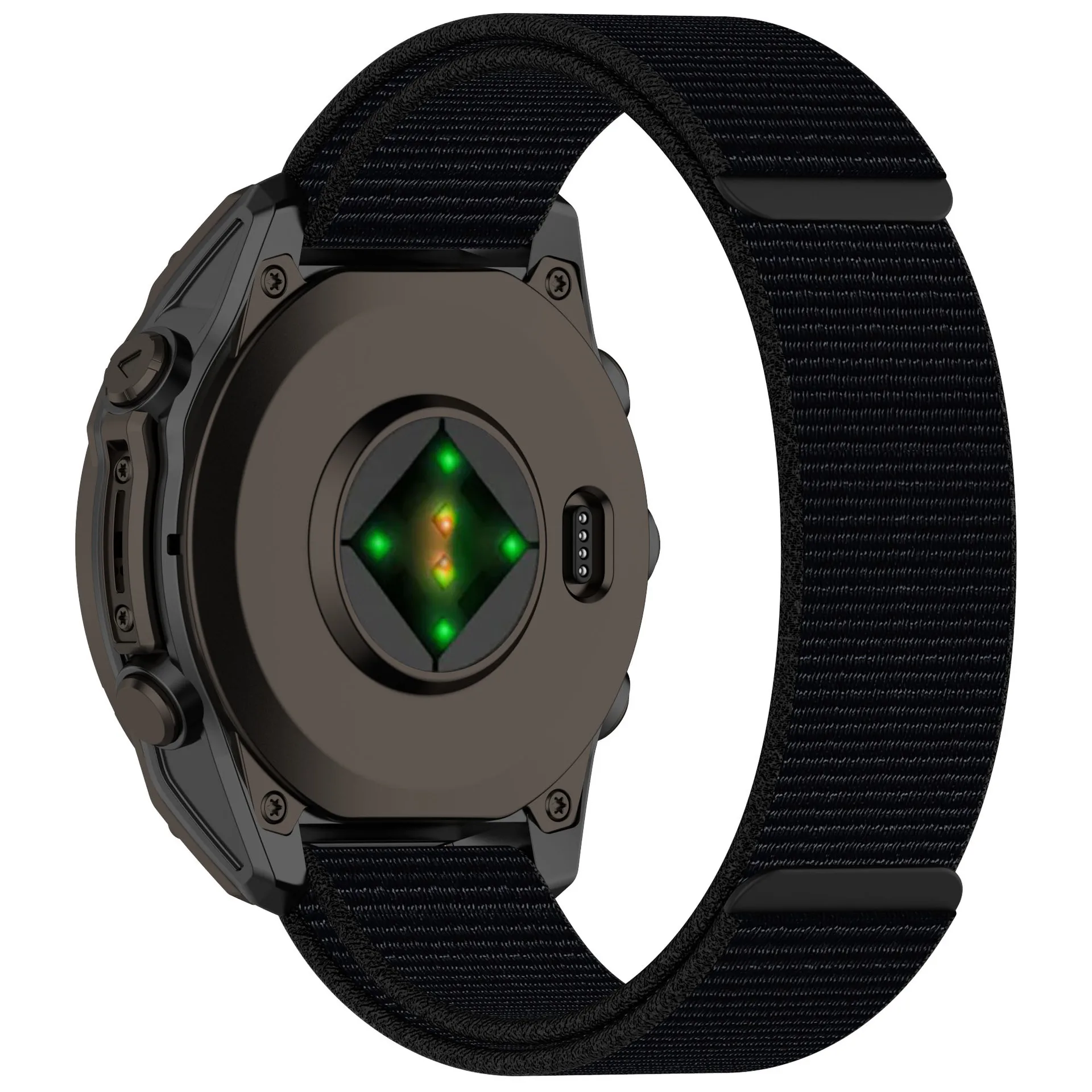 26mm 22mm 20mm Hook Loop Nylon Strap For Garmin Fenix-Tactix-Quatix 8 Sports Bracelet Garmin Forerunner 970-965/Instinct 3 Band