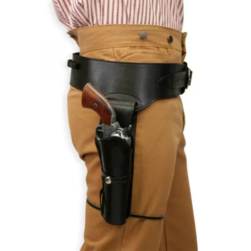 Men Women Western Gun Belt Holster  Medieval Corsair Captain Waistband Halloween Costumes Cosplay Renaissance Cowboy Belt bag