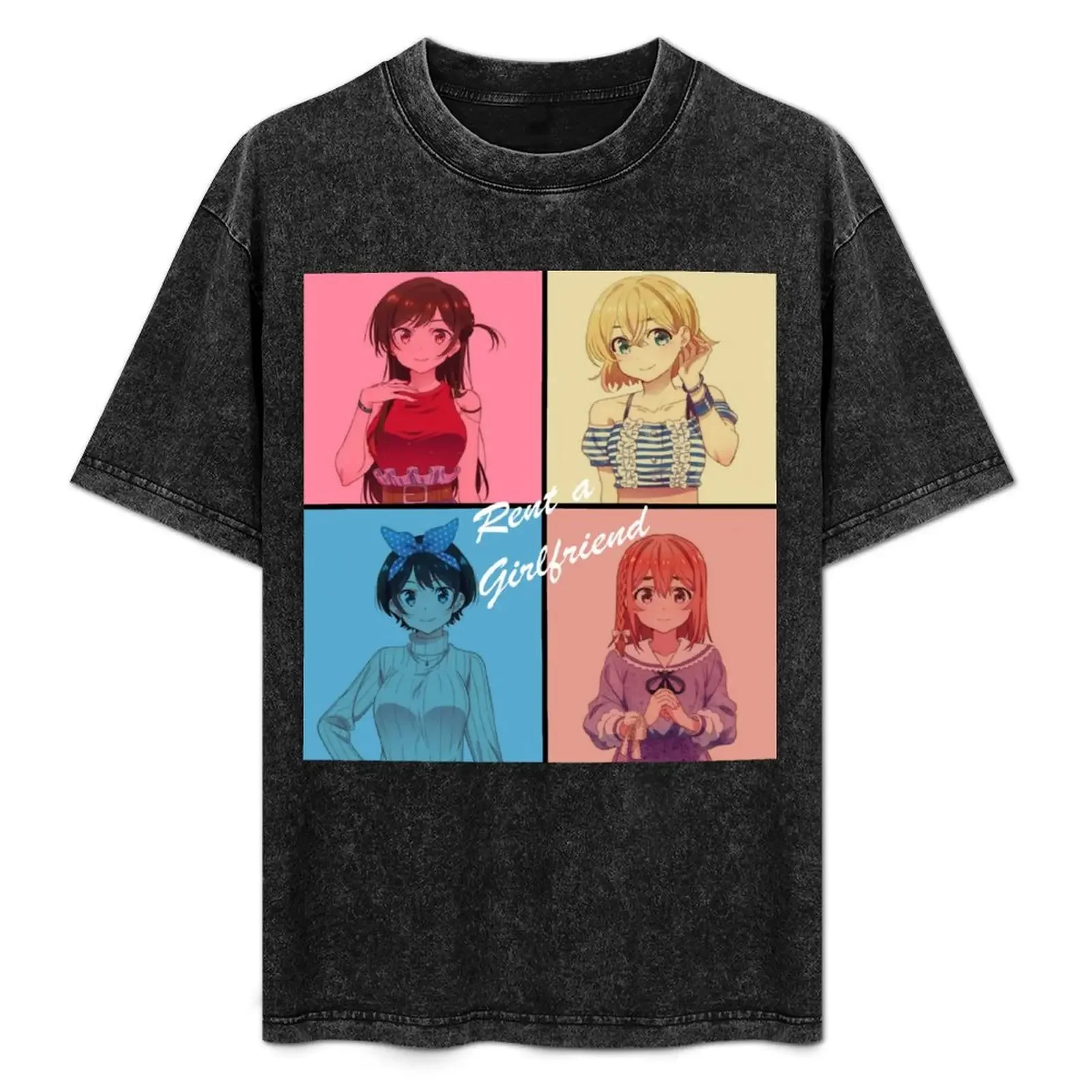 Kanojo Okarishimasu - Camiseta Rent a Girlfriend, camiseta informal de manga corta para todos los días