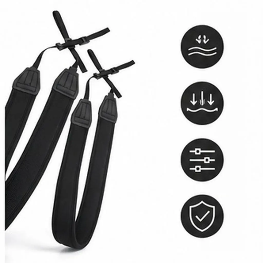2 pcs Dslr Camera Strap Adjustable Shoulder Halloween Christmas New Year Camera Hand Straps Camera Wrist Straps Content Creator