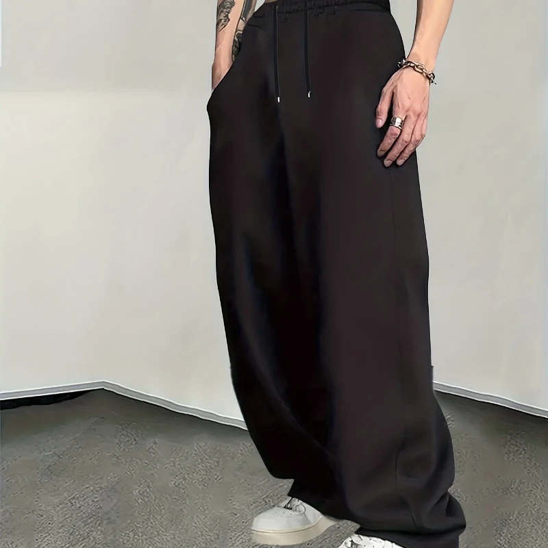 

Spring and Autumn Winter New Wide Leg Pants for Men and Women, Loose Straight Leg Sports Pants, Wide Leg Casual Pants