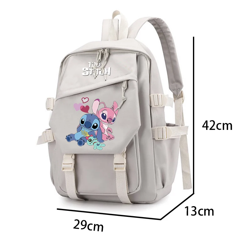 Disney Lilo plecak z motywem Stitch dla chłopca dziewczynki uczeń nastolatka torby na książki kobiet plecak podróżny Kawaii plecak Mochila Escolar