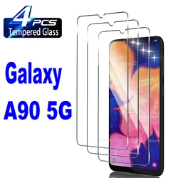 2/4Pcs Tempered Glass For Samsung Galaxy A90 5G SM-A908 Screen Protector Glass Film