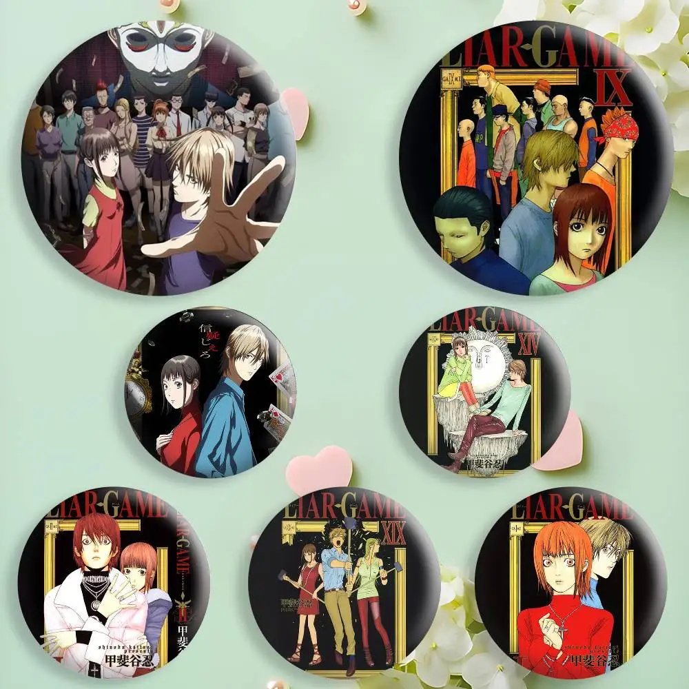 

Liar Game Brooches Cartoon Badge Pins Backpack Hat Accessories Friend Gift