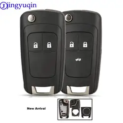 Jingyuqin Flip Pieghevole Chiave A Distanza Dell'automobile Borsette Per Chevrolet Cavalier Aveo 2020 2/3 Pulsante HU100 Lama