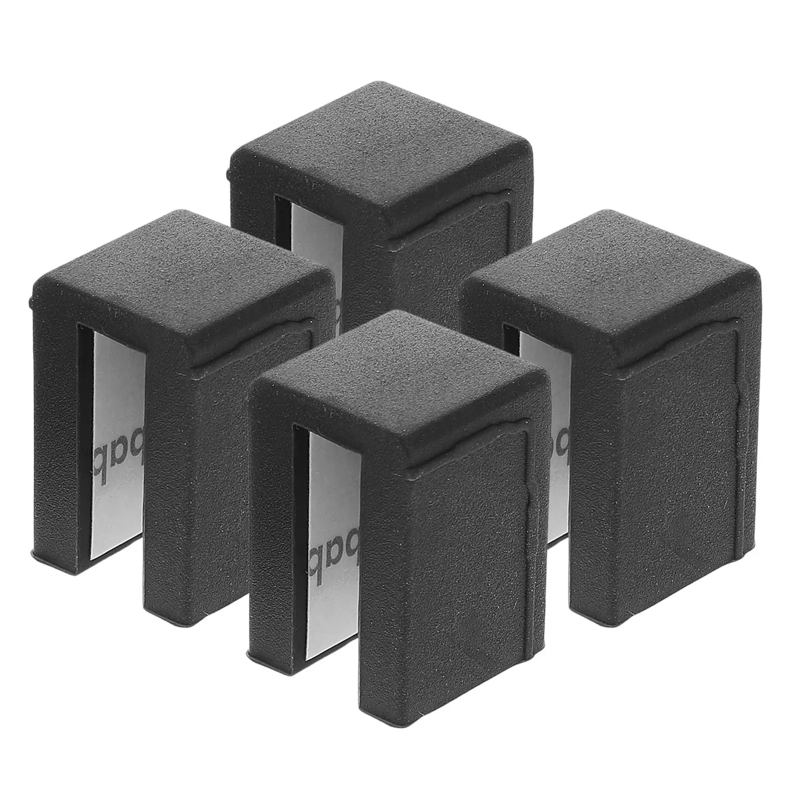 

4 Pcs Drawer Anti-collision Corner Handle Babyproofing Cabinets Drawers Kits Outlet Cover Table Protectors Black Locks