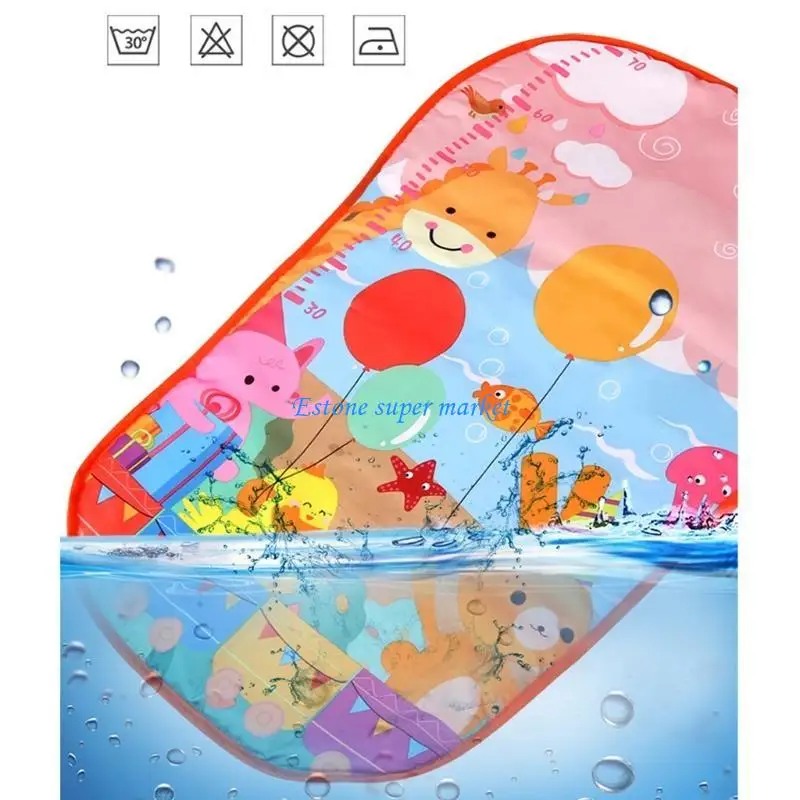 090B 43x7 6ซม./16.93x29.92inเด็กเกมPadอุปกรณ์เสริมเด็กตกแต่งห้องเป็นมิตรกับสิ่งแวดล้อมPleasantของเล่นสีเขียว/สีแดงPad