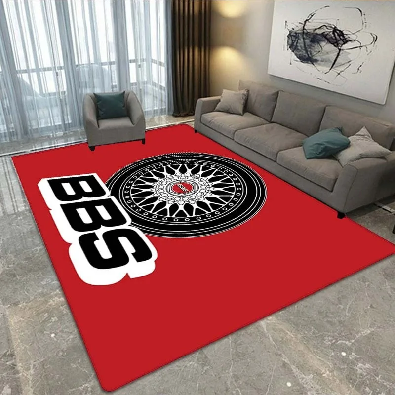 Motorsport Large Carpet Rug for Home Living Room Bedroom Sofa Doormat Decor Kids Play Area Rug Carpet Non-slip Floor Mat