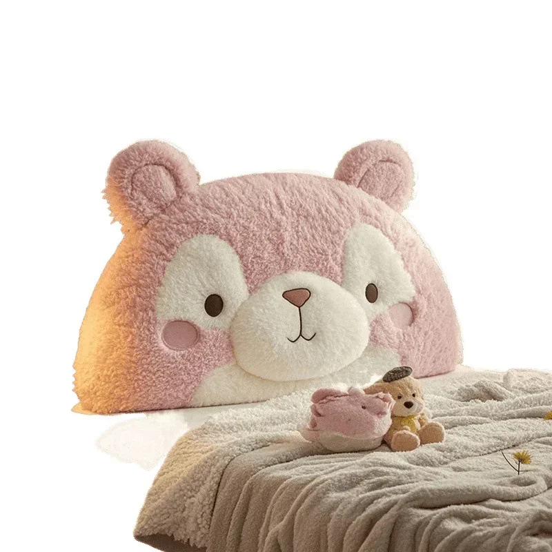 Cartoon no bedside cushion, anti-collision soft bag tatami bedroom children's room large backrest pillow