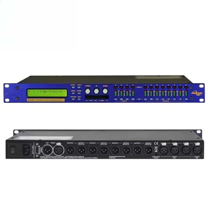 

Процессор Цифровой аудиопроцессор 4 в 8, многоэффектная активная сцена с использованием металлической структуры