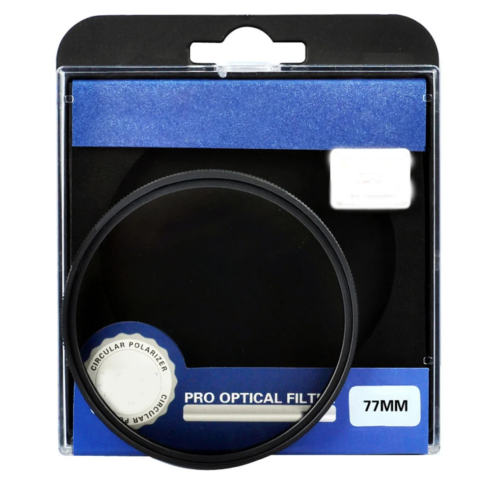 Cpl Circular Polarizer Camera Filter Optical Glass 77mm Ultra Thin Frame Dslr Lens Wide Angle Compatible Reduces Vignette