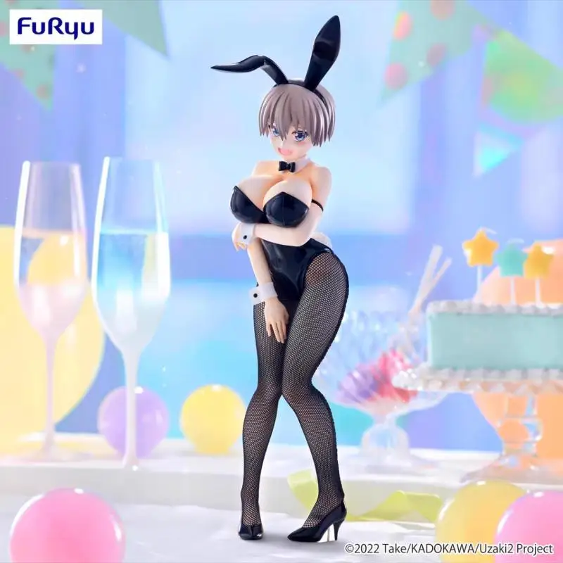 

В наличии Оригинальный FuRyu Uzaki-chan Wa Asobitai! Uzaki Hana ПВХ аниме фигурки экшн-персонаж модель игрушки Collectio фестиваль подарок