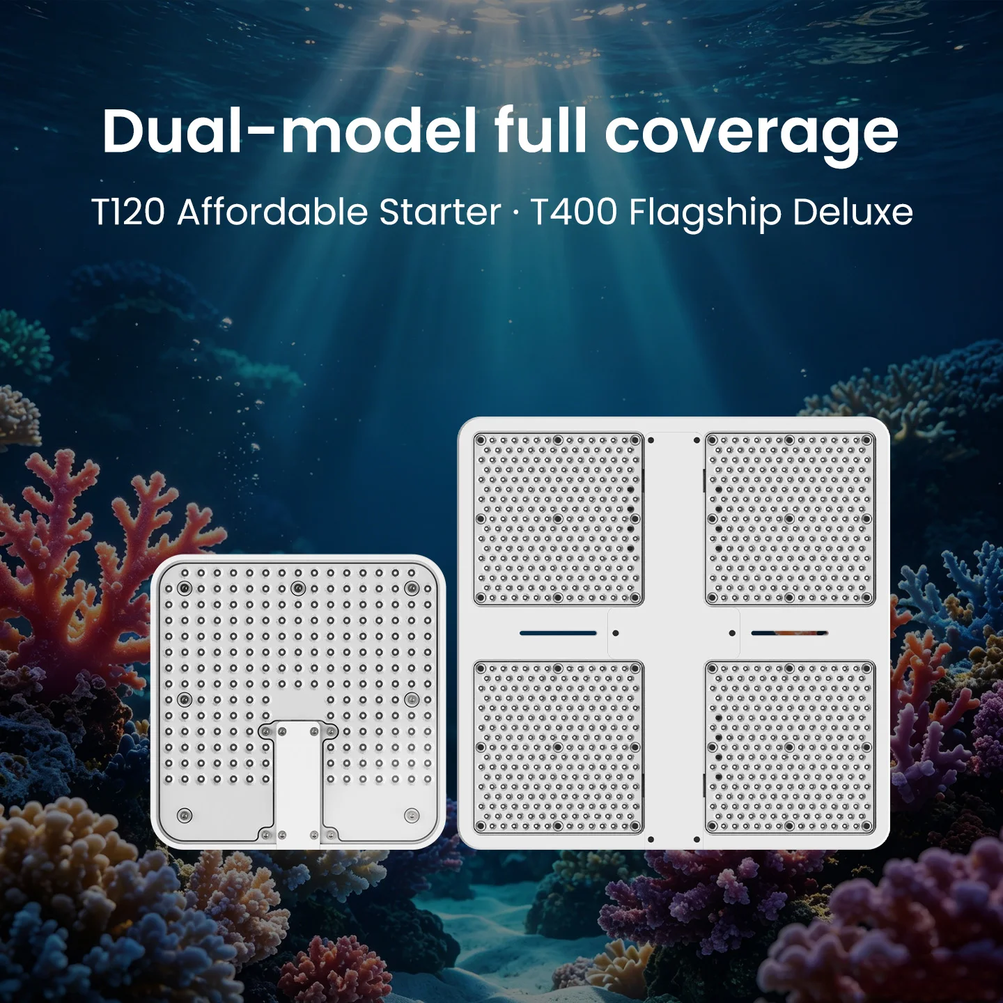 KASSRAY T120/T400 Full Spectru - Marine Aquarium Led Lights ulasan dan harga