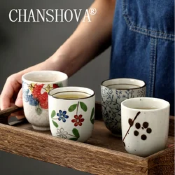 CHANSHOVA-Traditional Chinese Style Ceramic Teacup, Small and Large Coffee Cup, Chinese Porcelain, Handpainted, 200ml, H044