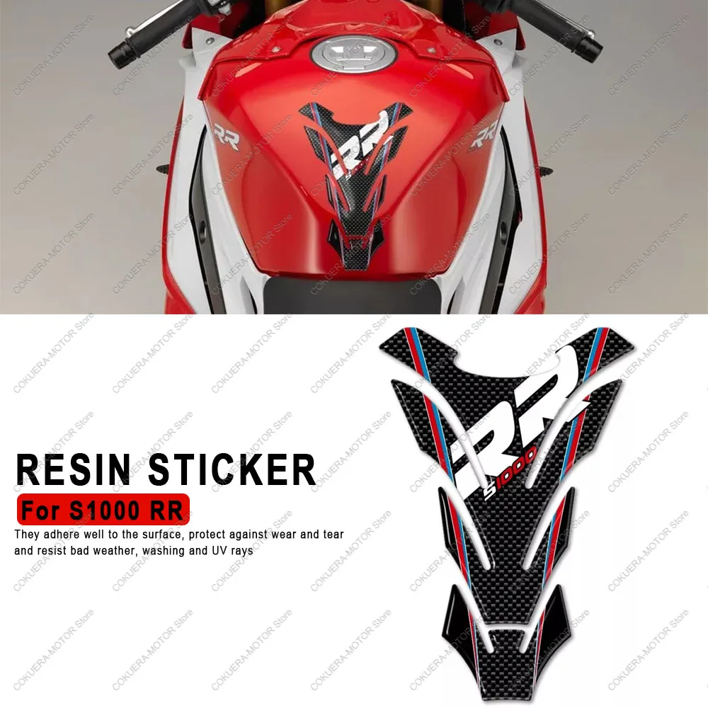 

For S1000RR S1000 RR Motorcycle Accessories Tank Pad Protection Sticker 3D Epoxy Resin Sticker Scratch Resistant Decal Sticker