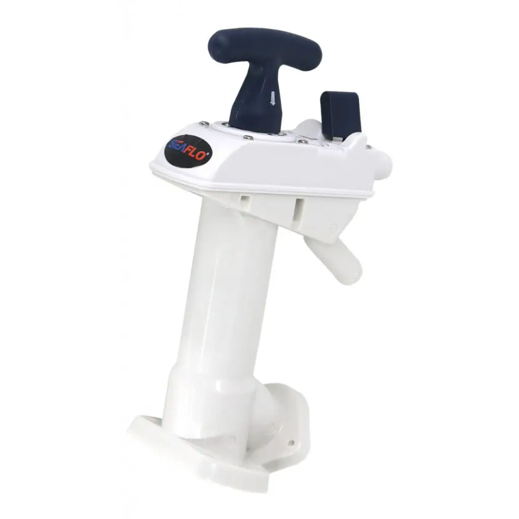 Toilet Manual Pump Assembly Plastic Marine Head Upgrade for Boat RV Compatible with 29120-3000 Parts