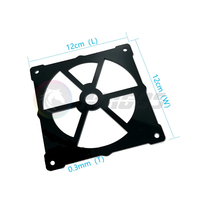 New DIY Fan Protective Net Cover 120MM Acrylic Cover Use For 12cm Radiator 120mm Fan Cool For Computer Case Cooling， 3Pcs/pack